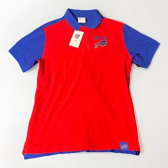 NIKE NFL BUFFALO BILLS 2024 Blitz MEN'S POLO SHIRT SIZE Med NWT - Picture 2 of 10